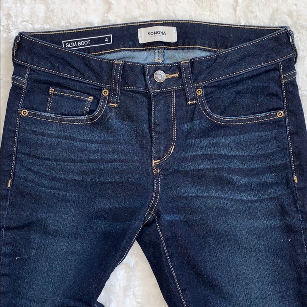 Slim Boot Jeans by Sonoma Size 4